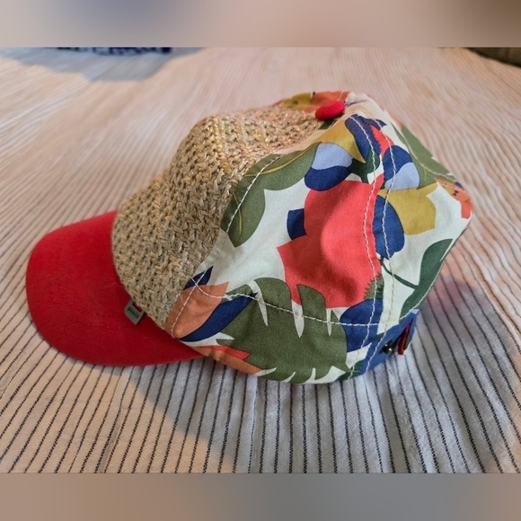 Pistil Womens Wicker And Floral Baseball Cap Adjustable - Picture 3 of 6